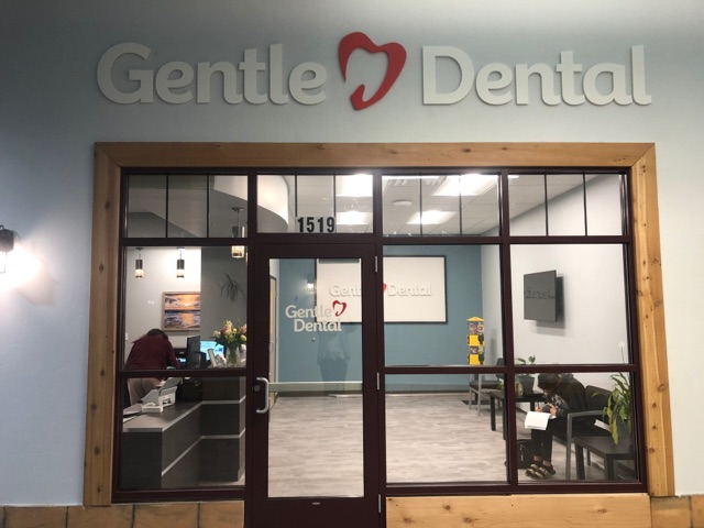Gentle Dental's new office front in Grants Pass, Oregon